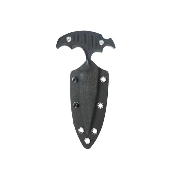 Medusa Push Dagger Fixed Blade Outdoor Knives w/ Kydex Sheath Black G-10 Beadblast 14C28N KU242A