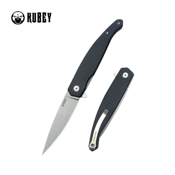 MOS Hydra Design Outdoor Flipper Folding Knife  G-10 Handle 3.27" Stonewash 14C28N Blade KU361A