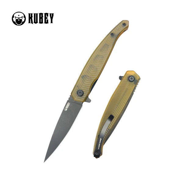MOS Hydra Design Outdoor Flipper Folding Knife  G-10 Handle 3.27" Blackwash 14C28N Blade KU361E