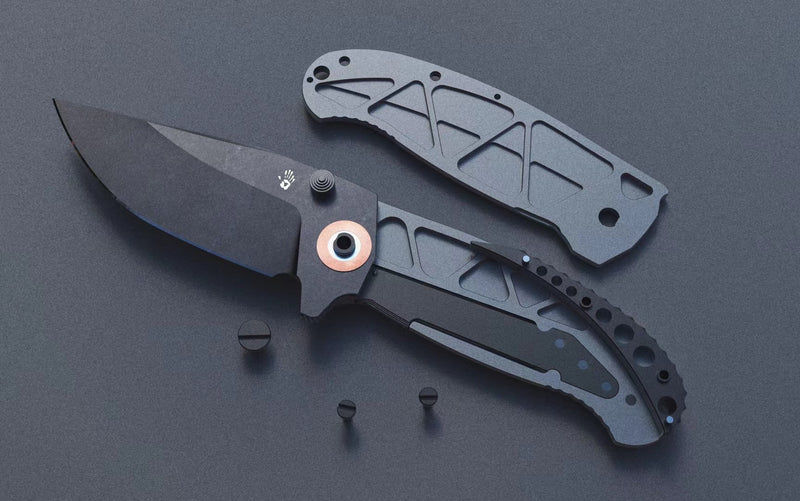 SIX FINGERS big bison EDC folding knife M390 titanium