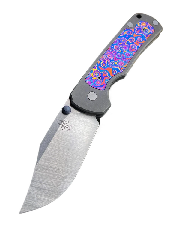 Dog 7 M390 titanium alloy folding knife